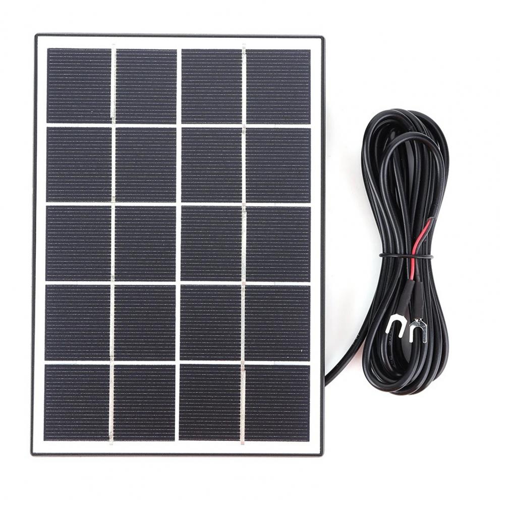 Solar Emergency Charger - U字型インターフェースソーラーチャージャー 3.3w 超薄型ソーラーパネル 防水緊急充電器 リング用高温/低温対応