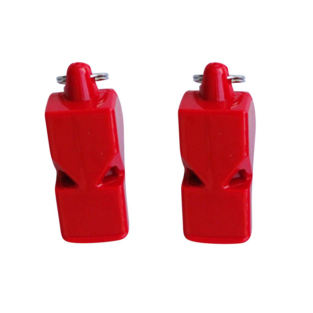 Emergency Whistle Loud - プラスチック製緊急ホイッスル 高デシベルサバイバルホイッスル 大音量レスキューホイッスル ウォータースポーツ ボート カヤック