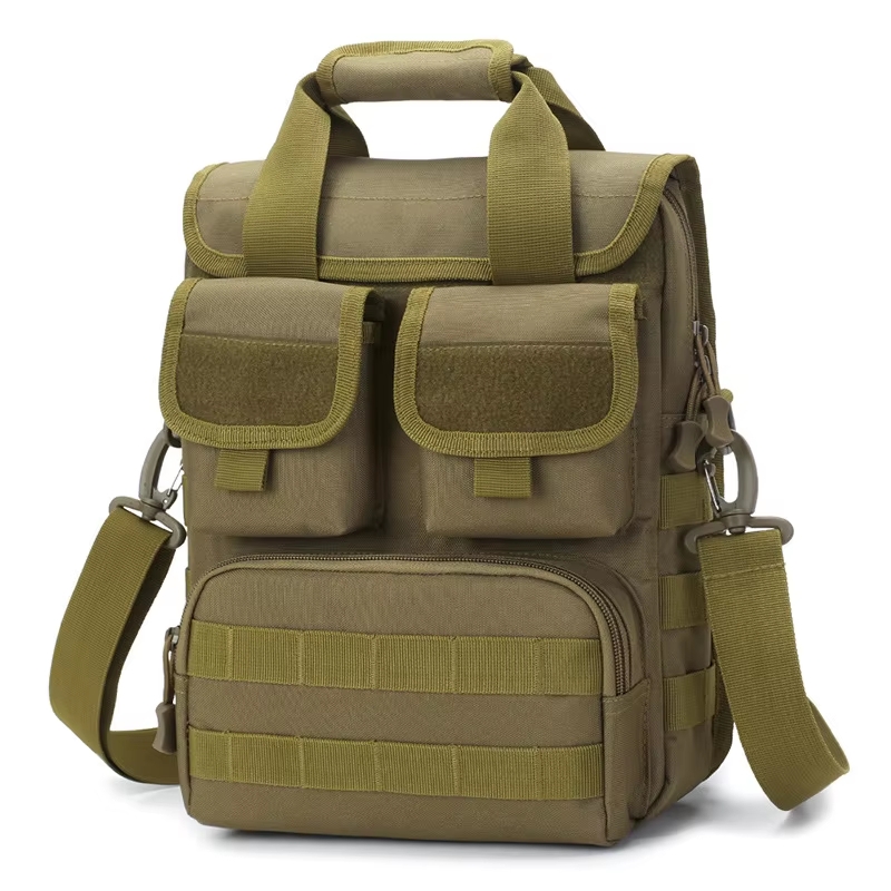 Fishing Kit Compact - 戦術的な男性ショルダーバッグアウトドア旅行スポーツハイキング釣り通勤クロスボディバッグモール大型サイクリングキャンプハンドバッグ