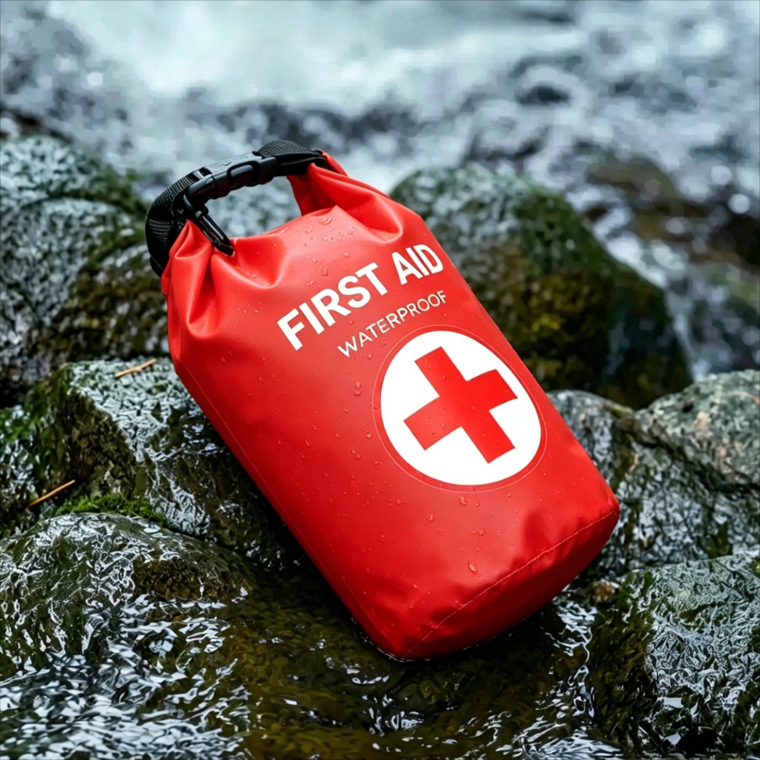 Bivy Bag Emergency - 2L 防水救急バッグ ロールトップ緊急キット 目に見えるフィッシング カヤック ボート