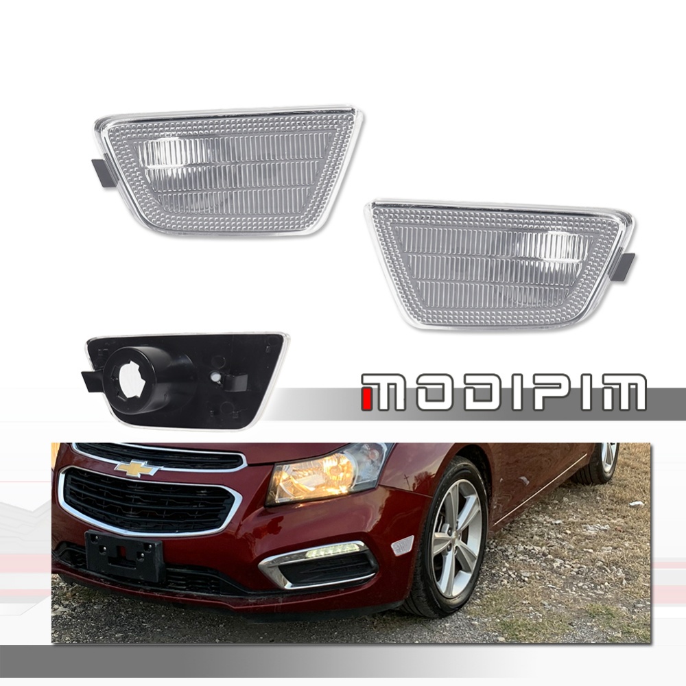 Signal Flare Kit - フロントサイドマーカーパーキングライトハウジングキットシボレーシボレークルーズ 2011-2015 フェンダーフレアランプカーアクセサリー電球なし
