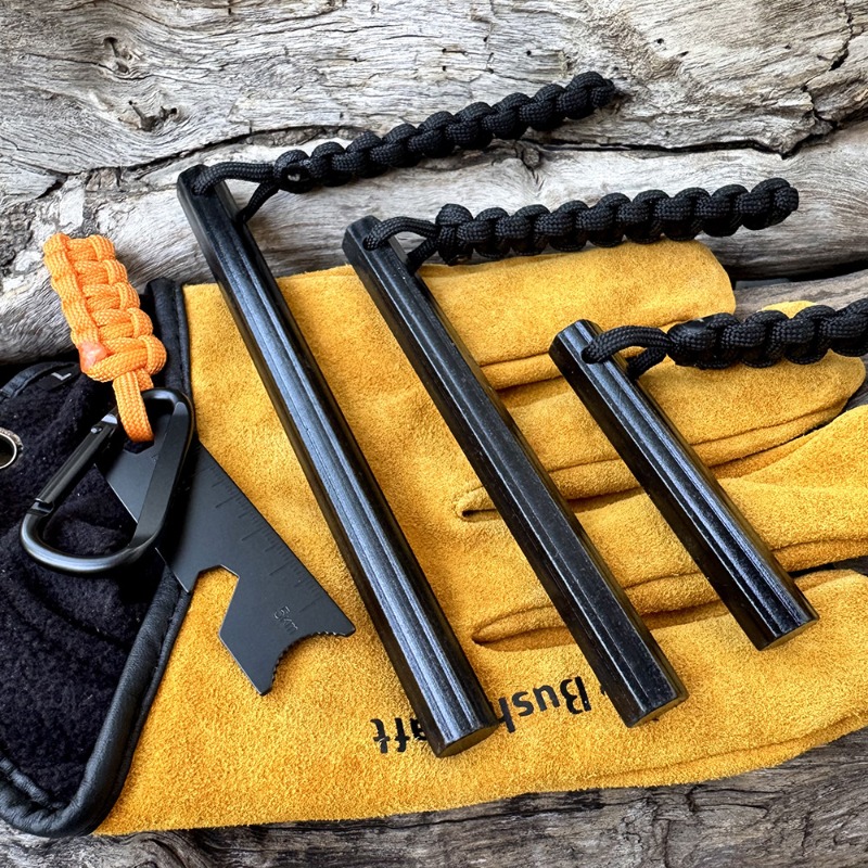 Magnesium Fire Starter - 手織りロープ六角形フリントマグネシウムスティックアウトドアサバイバルフリントスティック荒野サバイバルフリントキャンプツール男性用ギフト