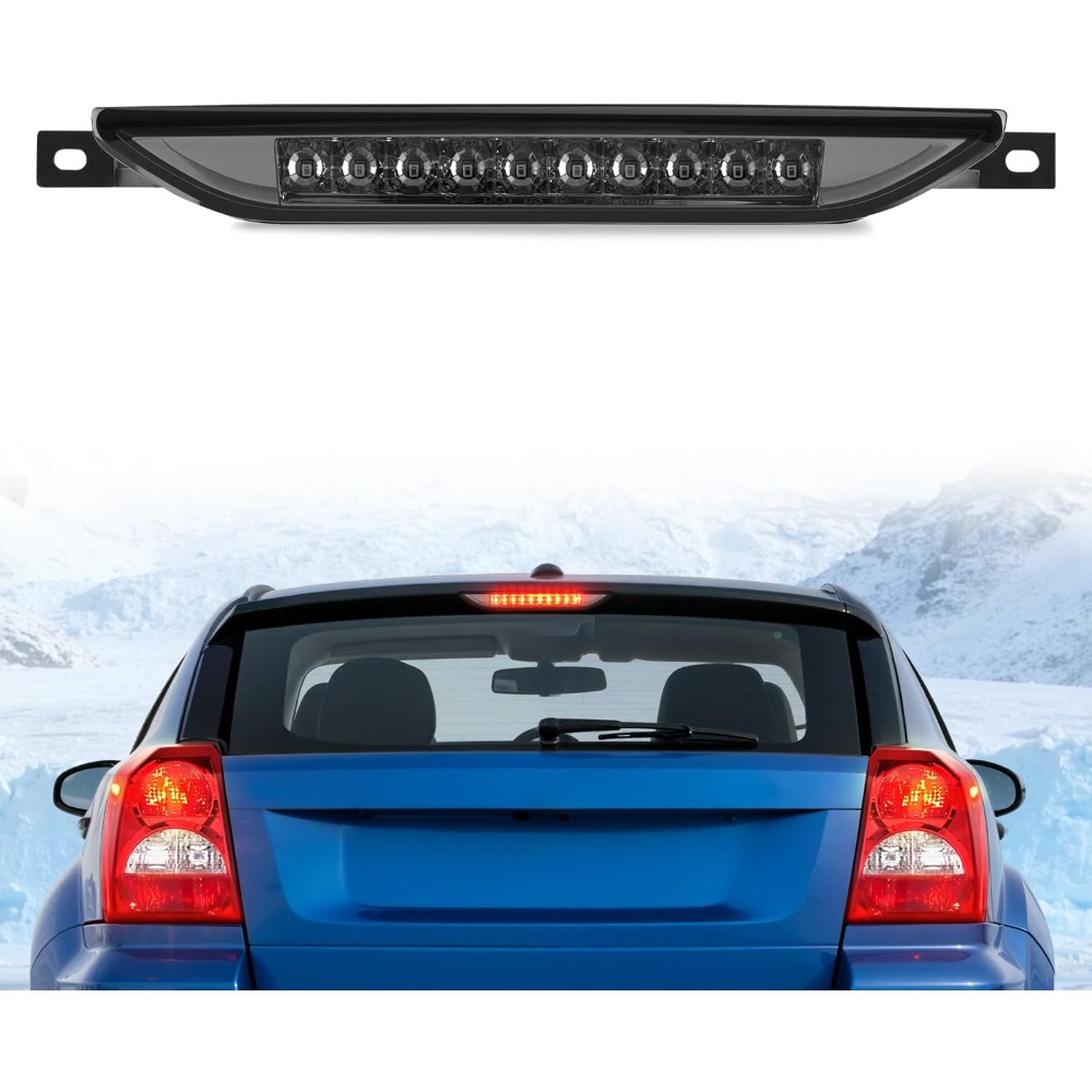 Compass Lensatic - Nilight LED サードブレーキライト、ダッジ キャリバー 2007-2012、デュランゴ 2011-2017、ジープ