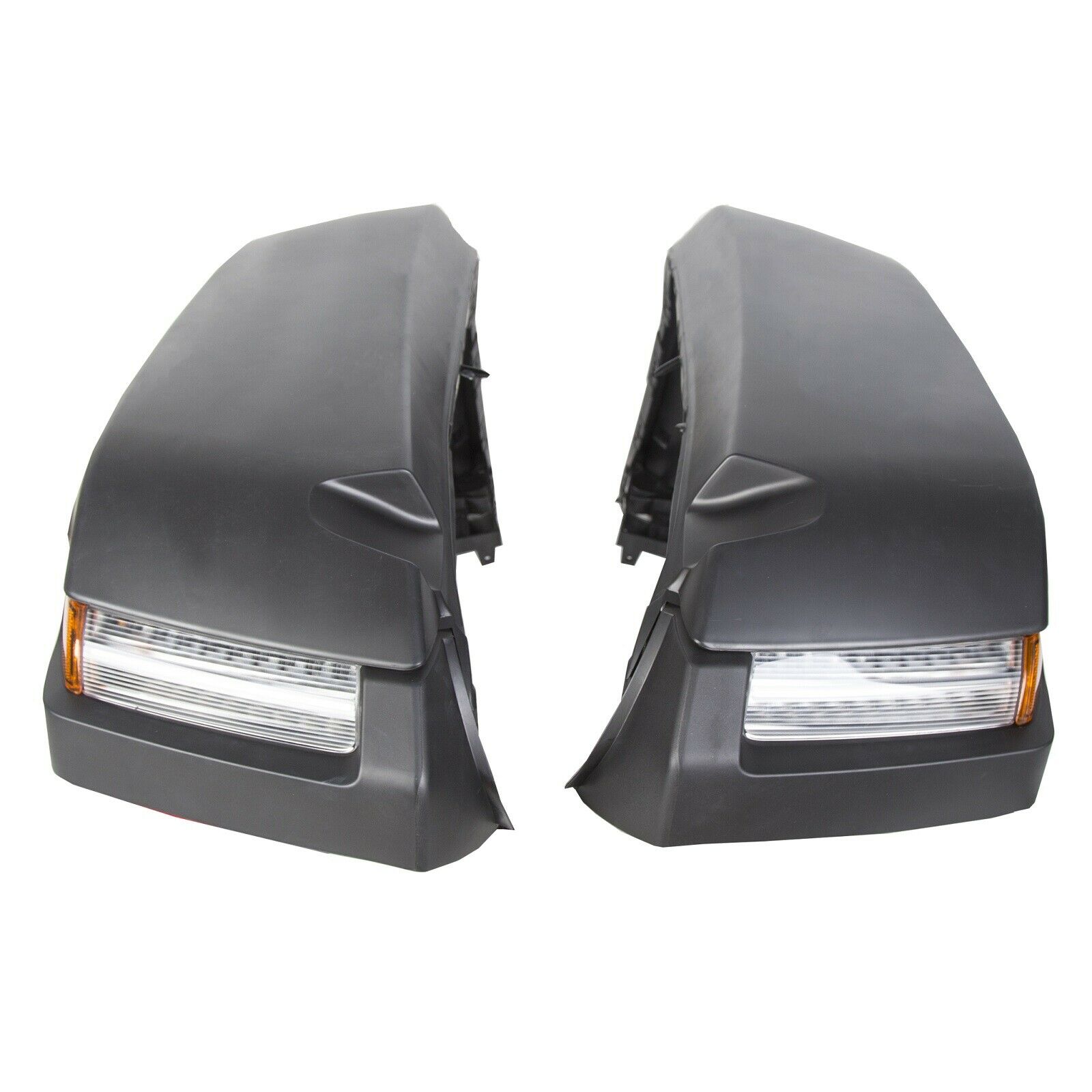 Signal Flare Kit - フロントフェンダーフレアキット DRLシーケンシャルターンシグナルライト付き JLスタイル ジープラングラーJK 2007-2017用
