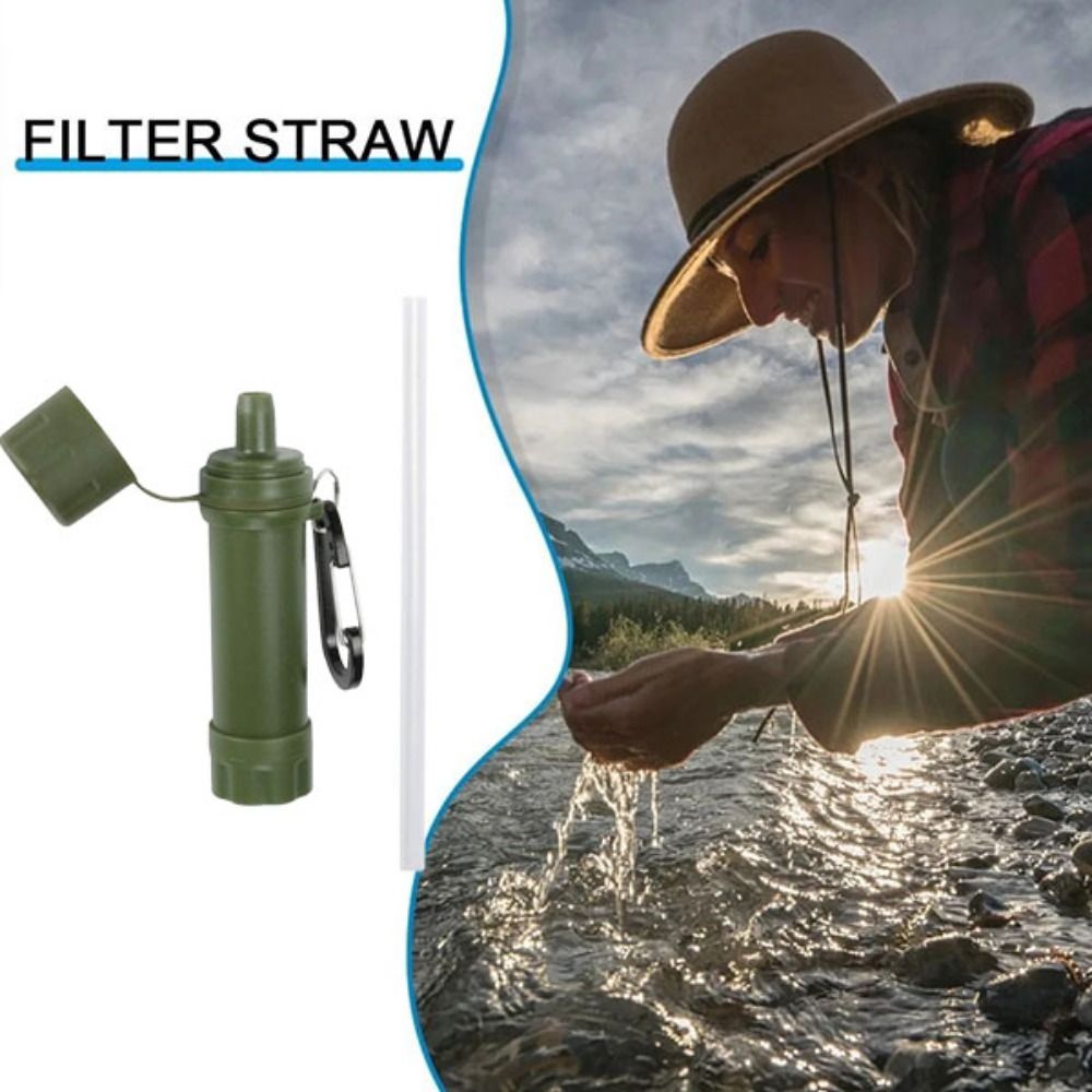 Water Purification Straw - ミニミニ浄水ストロー ストロー浄水器 浄水フィルター サバイバル 直飲み飲料水フィルターストロー
