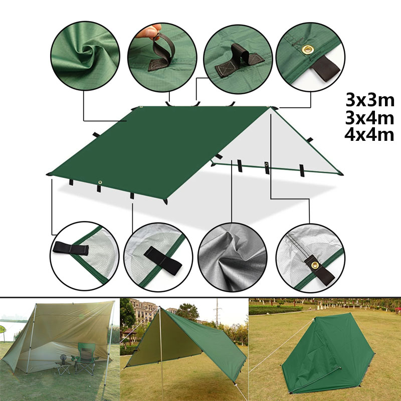屋外の日よけ,キャンプやアウトドアアクティビティ用の防水日よ - Emergency Mylar Tent のレビューと価格