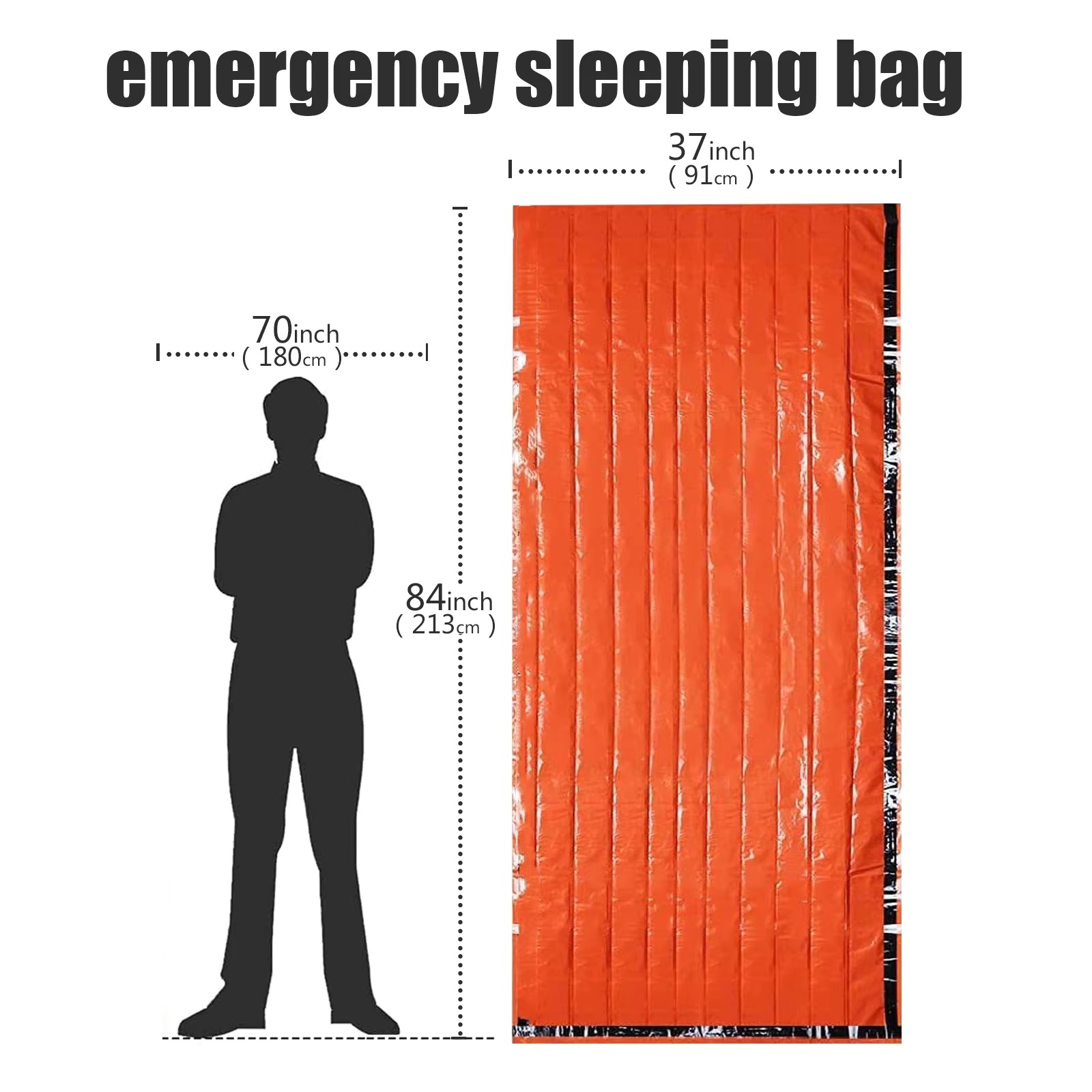1-5パック緊急用寝袋サーマルブランケット防水アウトドアサバ - Bivy Bag Emergency のレビューと価格