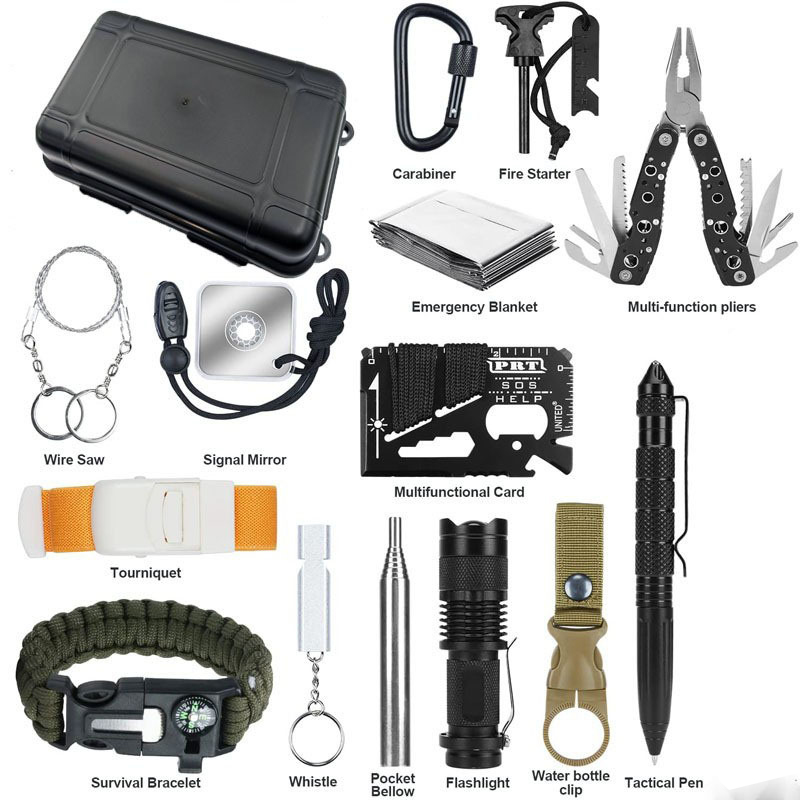 ホンルイDIYコンパクトポータブル耐衝撃サバイバルギア緊急ツ - Fishing Kit Compact のレビューと価格