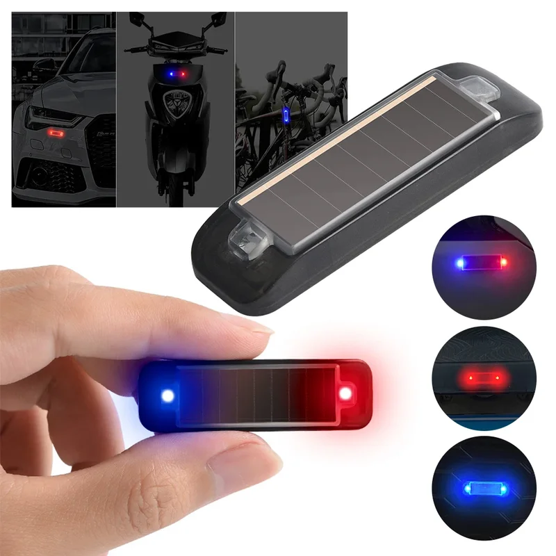 ミニ LED 太陽光発電車の警告灯夜間セキュリティ模擬警報ワ - Sos Light Strobe のレビューと価格