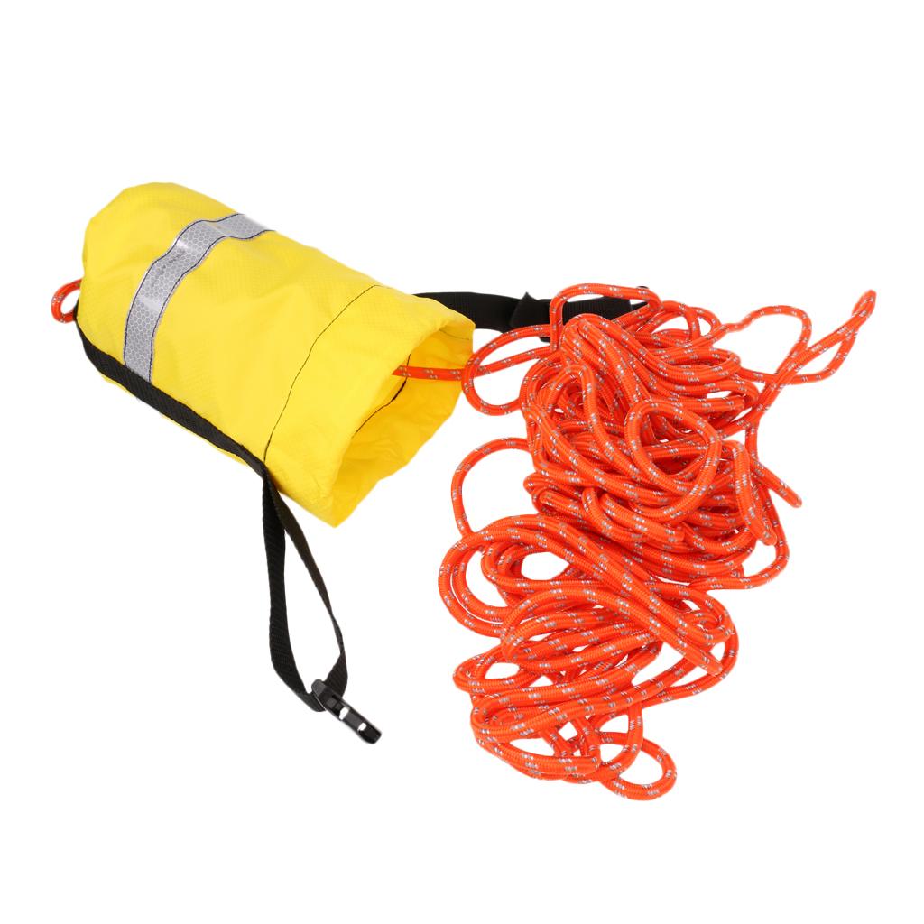 ポリプロピレンロープ付きレスキュースローラインバッグ ボート - Rescue Rope Throw のレビューと価格