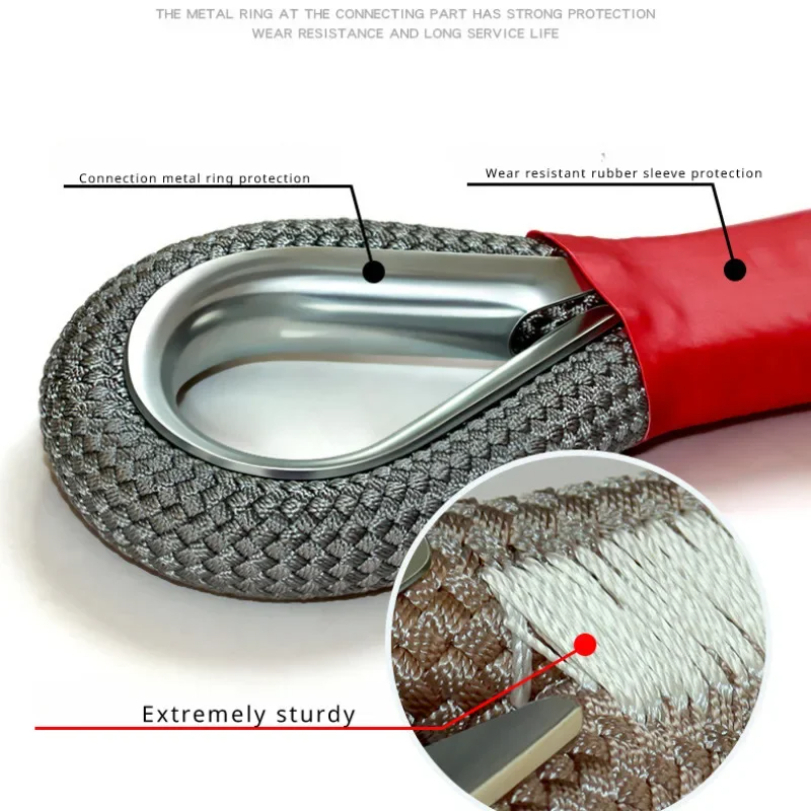 新型車牽引ロープ オフロード車牽引可能 20トン救助ロープ  - Rescue Rope Throw のレビューと価格