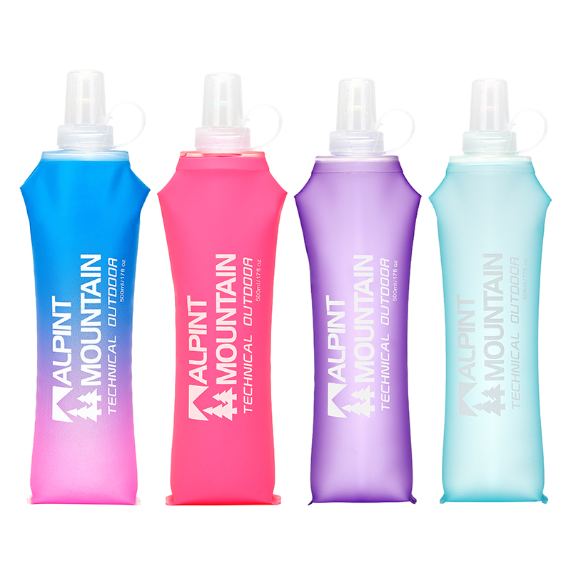 500ml折りたたみ式漏れ防止ソフト折りたたみ式ウォーターボ - Water Bag Collapsible のレビューと価格