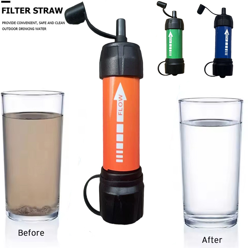 ハイキング、キャンプ、緊急時のサバイバル用の携帯型浄水器、外 - Water Purification Straw のレビューと価格
