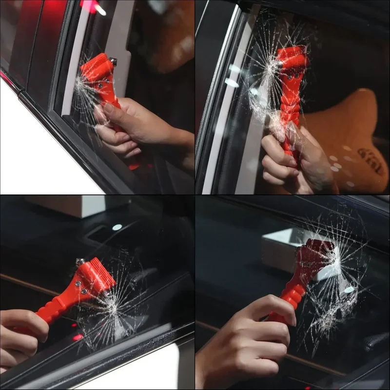 車の緊急安全ハンマー、救命エスケープ、シートベルトカッター、 - Rescue Rope Throw のレビューと価格