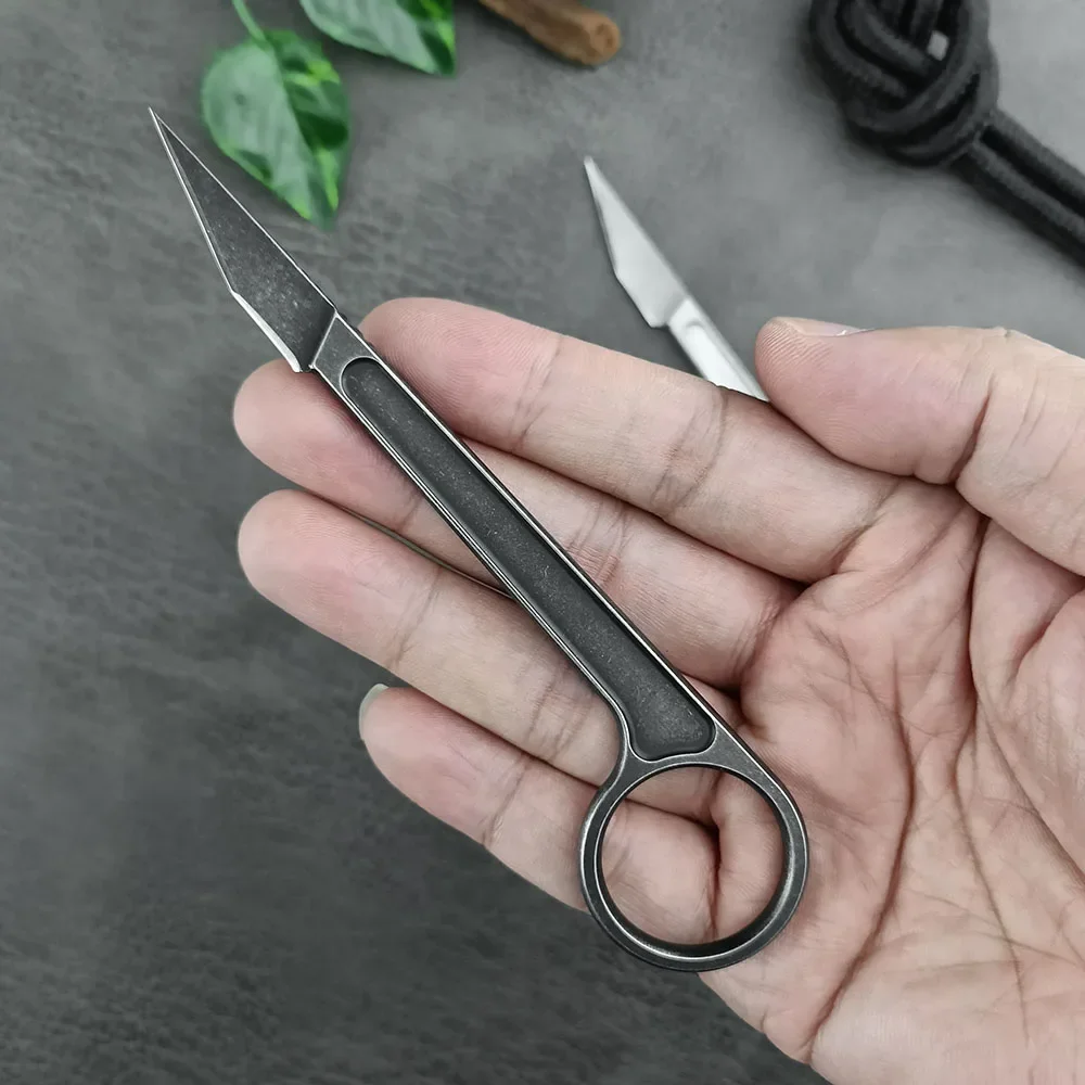 ポータブル軽量アウトドアキャンプ固定ナイフ耐久性のあるステン - Bushcraft Knife Fixed のレビューと価格