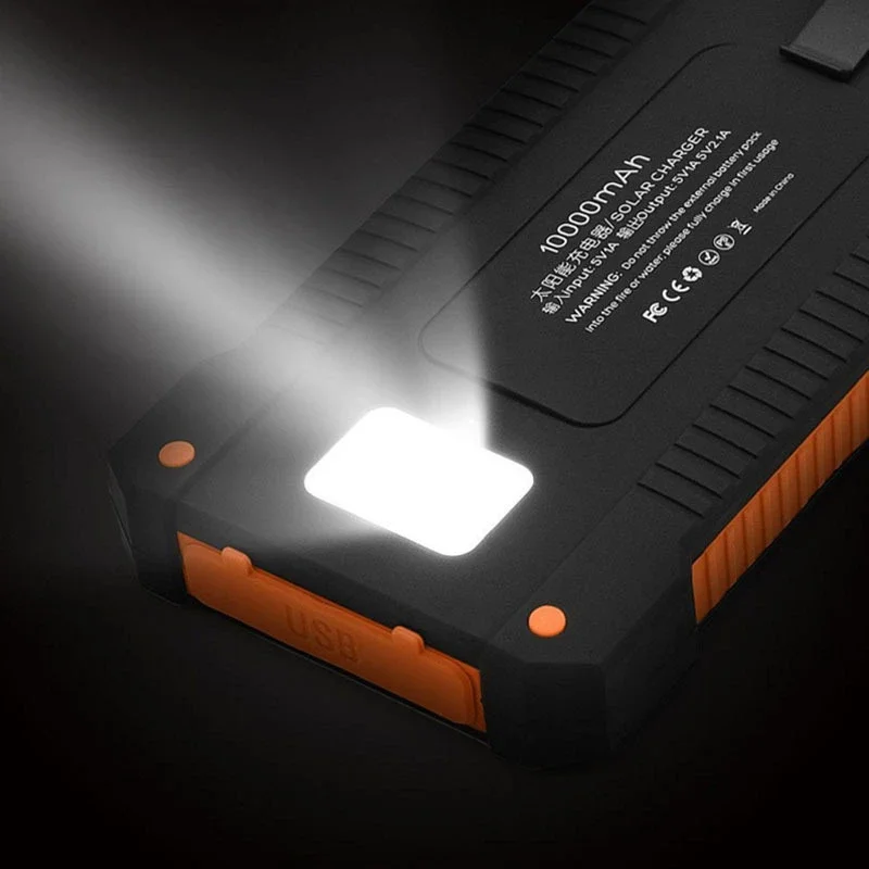 レノボ 500000mAh 大容量ソーラーパワーバンク超高速 - Solar Emergency Charger のレビューと価格