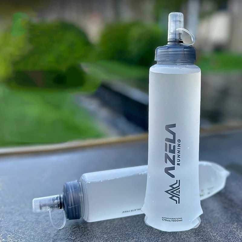 柔軟で折りたたみ可能なスポーツフラスコ,250ml, 500 - Water Bag Collapsible のレビューと価格
