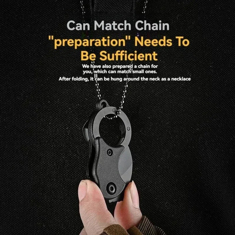 ミニキーホルダーポケットナイフステンレス鋼キャンプ用小型ミニ - Bushcraft Knife Fixed のレビューと価格