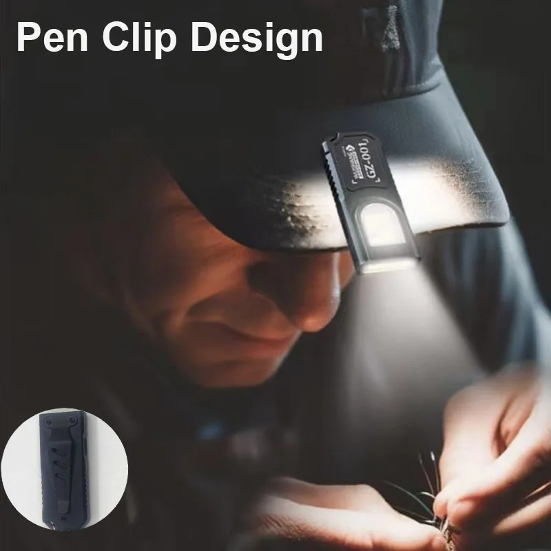 強力なミニCOB LEDキーホルダー懐中電灯、USB C充電 - Fishing Kit Compact のレビューと価格