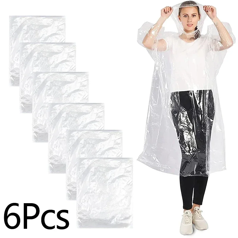 大人用の使い捨て防水レインコート,屋外ハイキング,山の旅,透 - Emergency Poncho Rain のレビューと価格