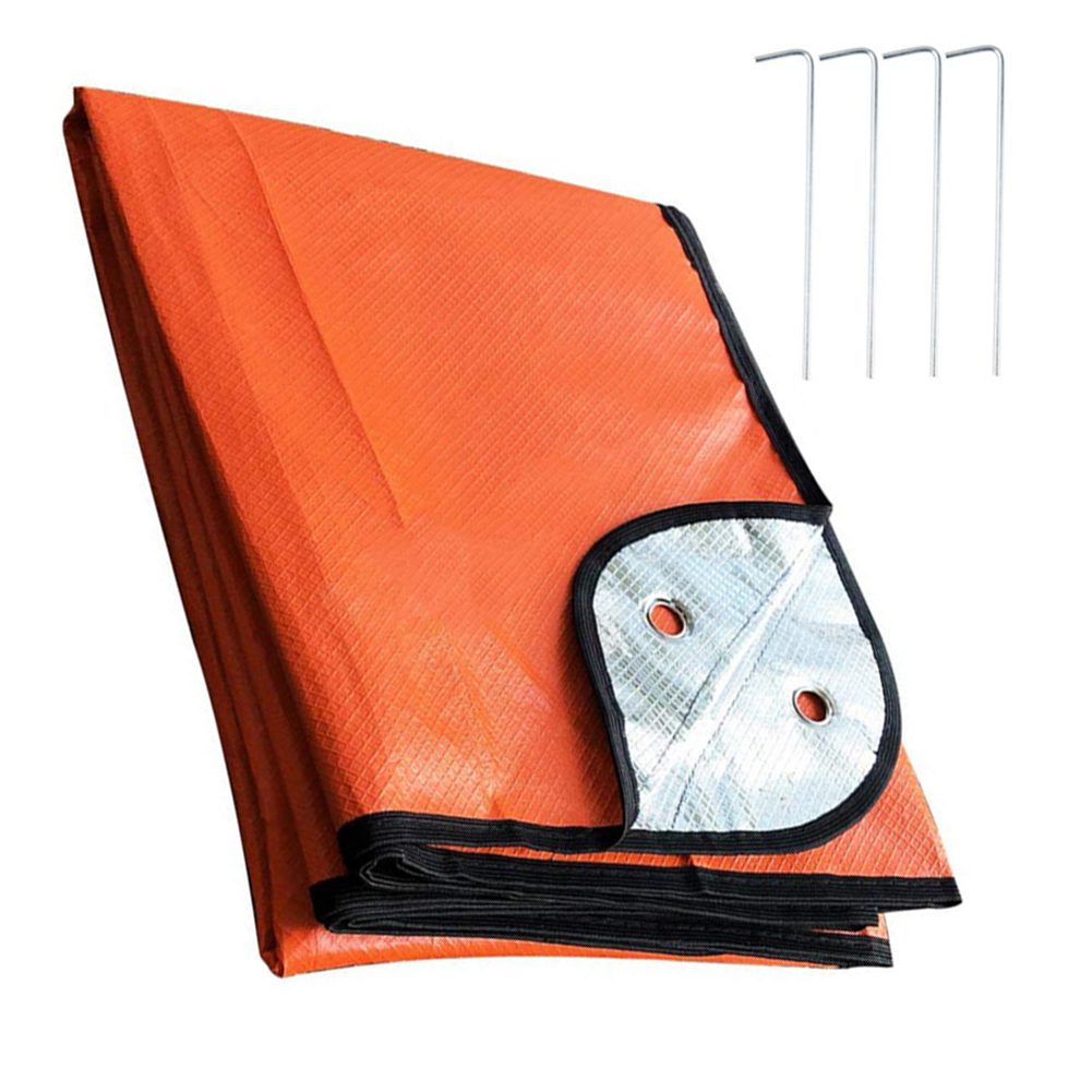 1pc アウトドアキャンプサバイバルブランケット断熱熱反射タ - Survival Blanket Reflective のレビューと価格