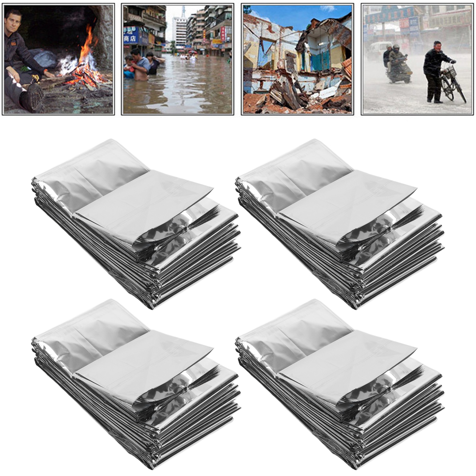 サバイバルブランケット ポータブル緊急ブランケット 反射性  - Survival Blanket Reflective のレビューと価格