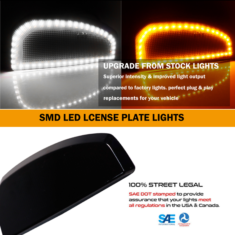 LEDミラーライト,2個,スイッチ付きサイドミラーライト,ト - Signal Panel Orange のレビューと価格