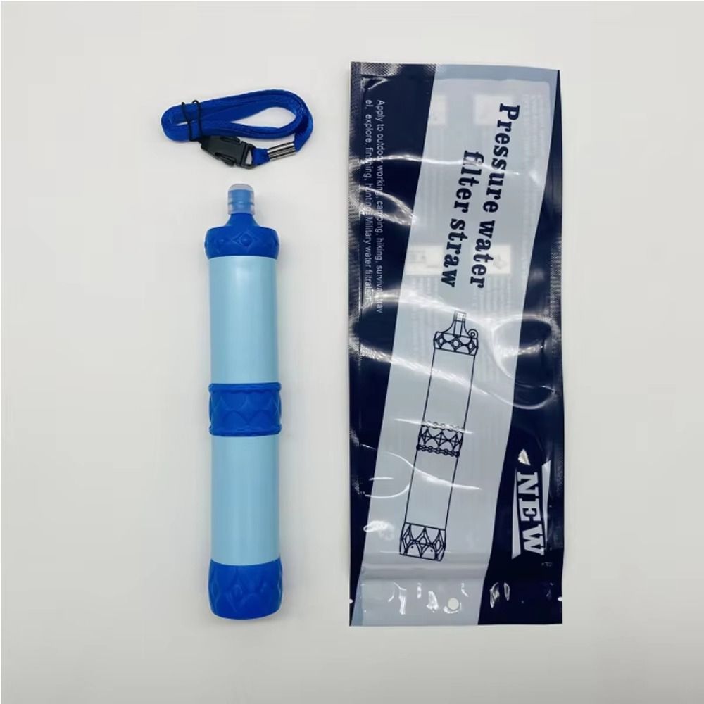 ミニミニ浄水ストロー 直飲み浄水器 サバイバル携帯用飲料水ろ - Water Purification Straw のレビューと価格