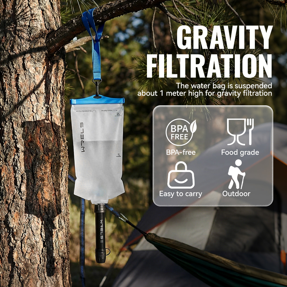 WRELS 屋外浄水器 ポータブル 直飲みミニ浄水器 屋外緊 - Water Purification Straw のレビューと価格