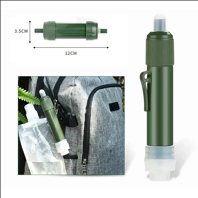 Westtune アウトドア ミニ キャンプ 浄水フィルター - Water Purification Straw のレビューと価格