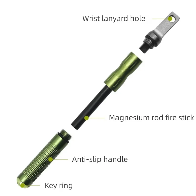 屋外用フリントとスチール製防水緊急火起こし、キャンプ用品亜鉛 - Magnesium Fire Starter のレビューと価格