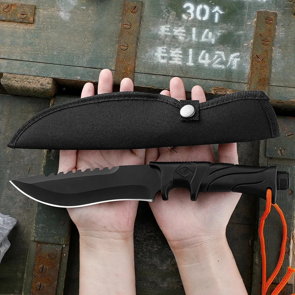 多目的キャンプ・サバイバルEDCツール固定刃ストレートナイフ - Bushcraft Knife Fixed のレビューと価格