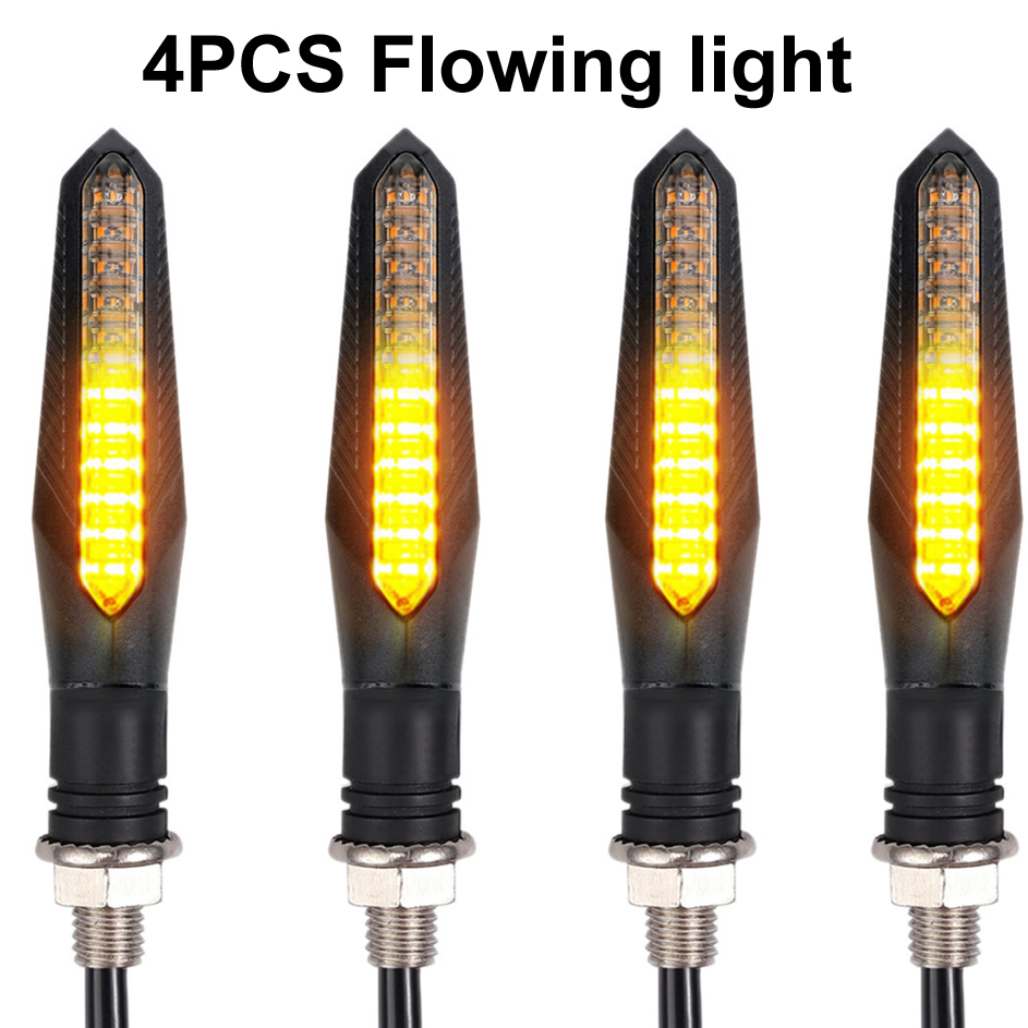 4 個 12V オートバイ LED ターンシグナルライト 1 - Sos Light Strobe のレビューと価格