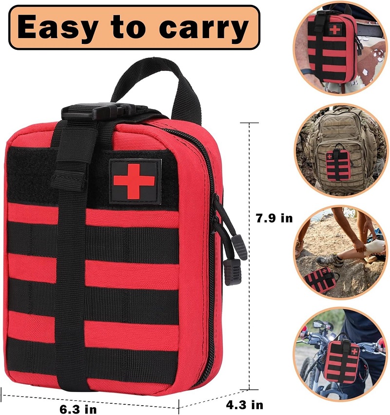 戦術的な救急バッグサバイバルポーチ屋外医療ボックス大型SOS - Bivy Bag Emergency のレビューと価格