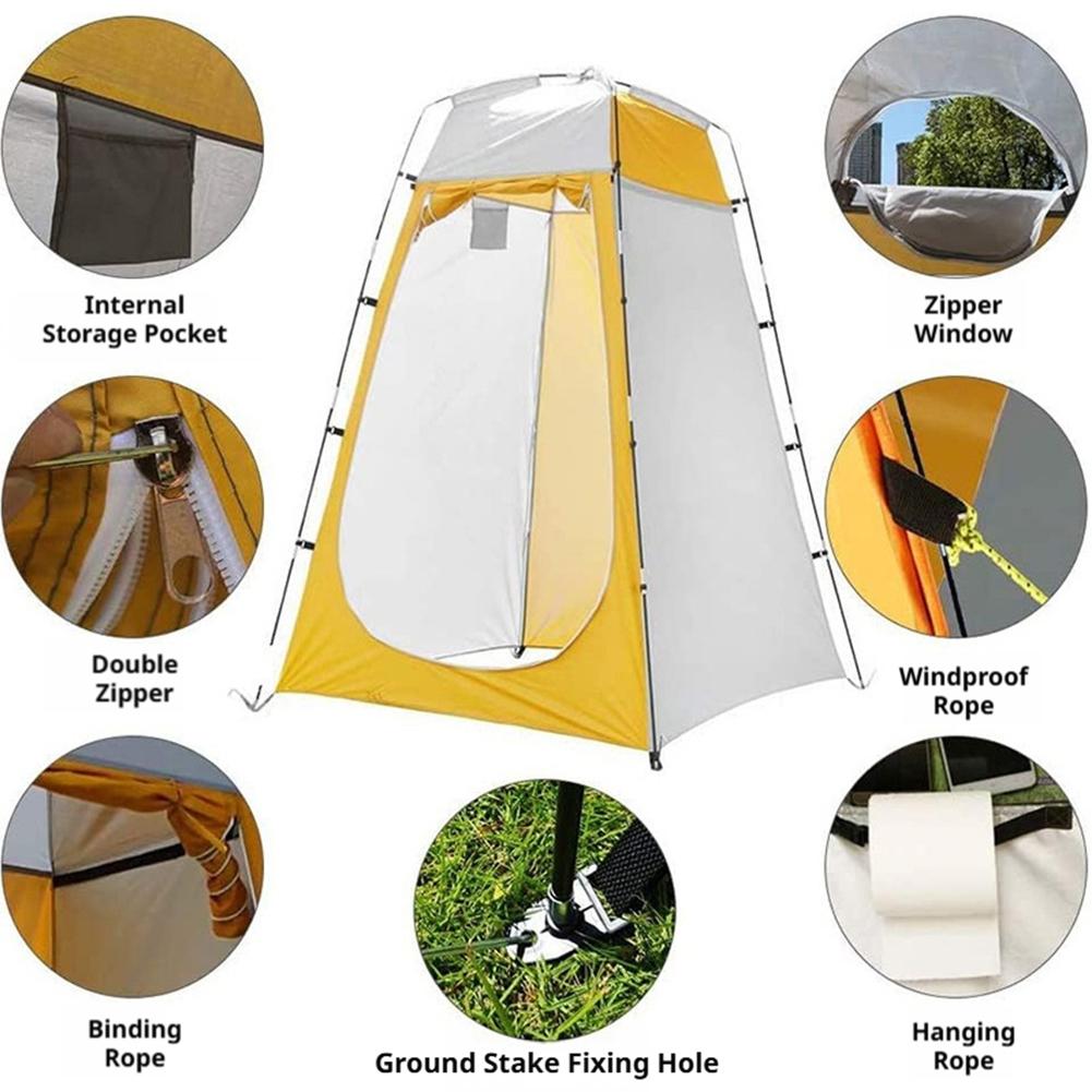 ポップアップ式ポータブルテント、プライバシー保護のための折り - Emergency Mylar Tent のレビューと価格