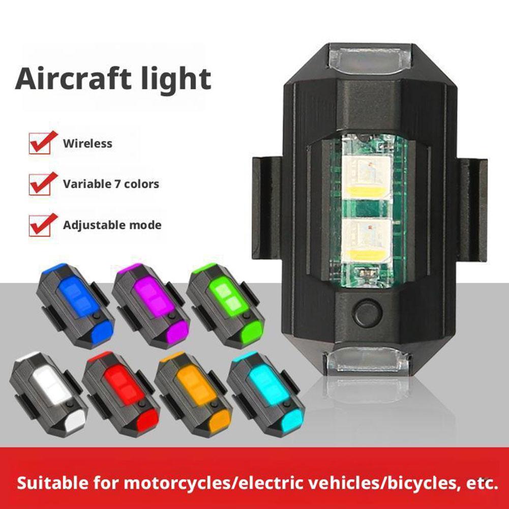 2 個ミニ LED ストロボライト装飾、7 色 LED 衝突 - Sos Light Strobe のレビューと価格