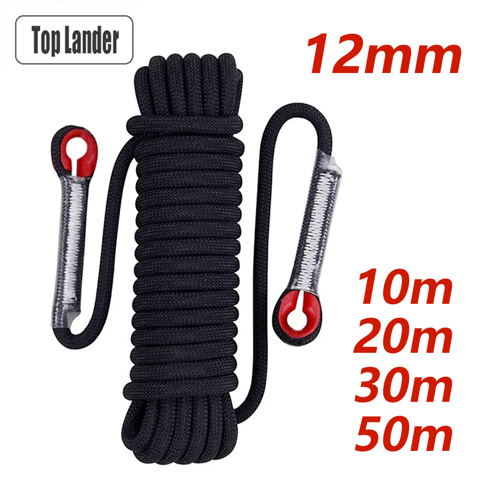 12 ミリメートル安全ライフロープクライミングロープ静的ロッ - Rescue Rope Throw のレビューと価格