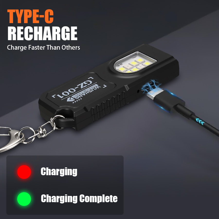 多機能キーホルダー懐中電灯 USB 充電式ミニ懐中電灯 CO - Fishing Kit Compact のレビューと価格
