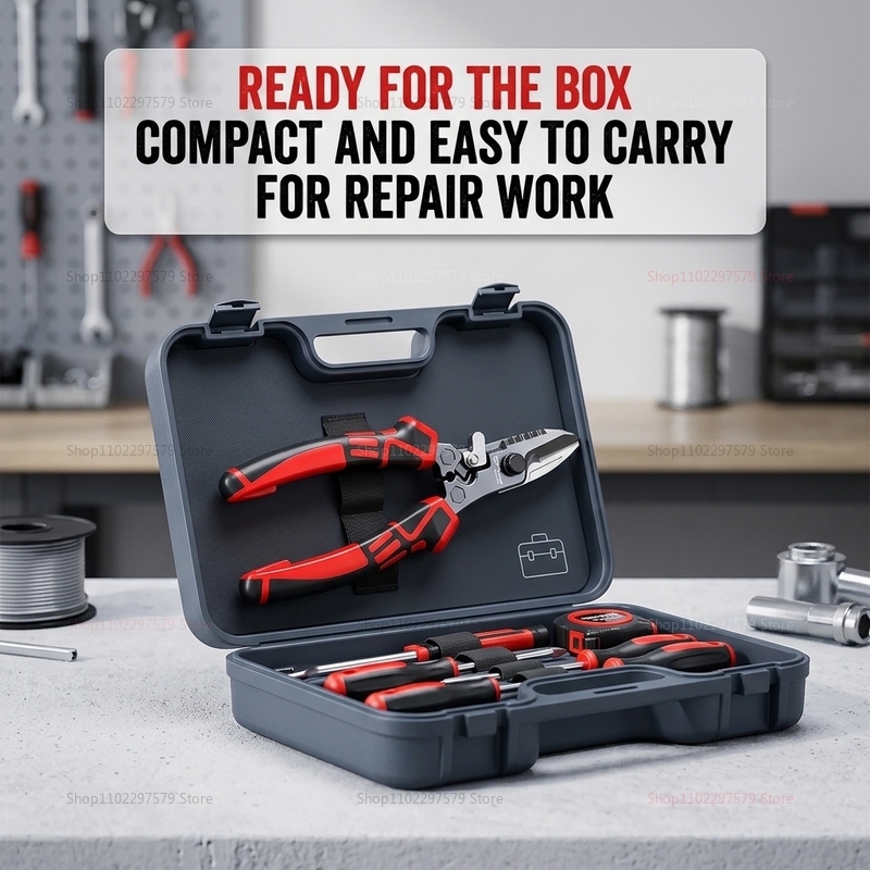 多機能電気技師用はさみ、ワイヤーカッター、圧着工具、ヘビーデ - Multi Tool Plier のレビューと価格