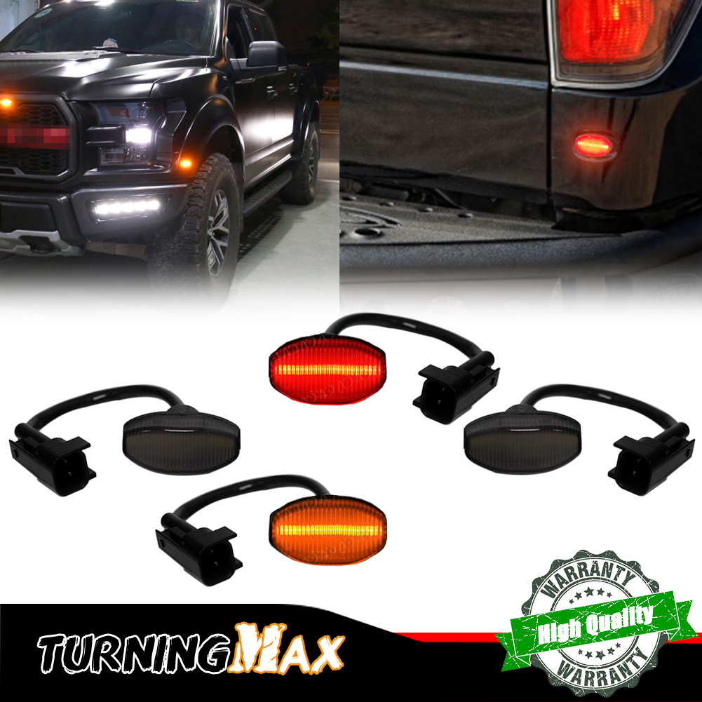 車のバンパー,サイドマーカーライトキット,スモークレンズ,フ - Signal Flare Kit のレビューと価格