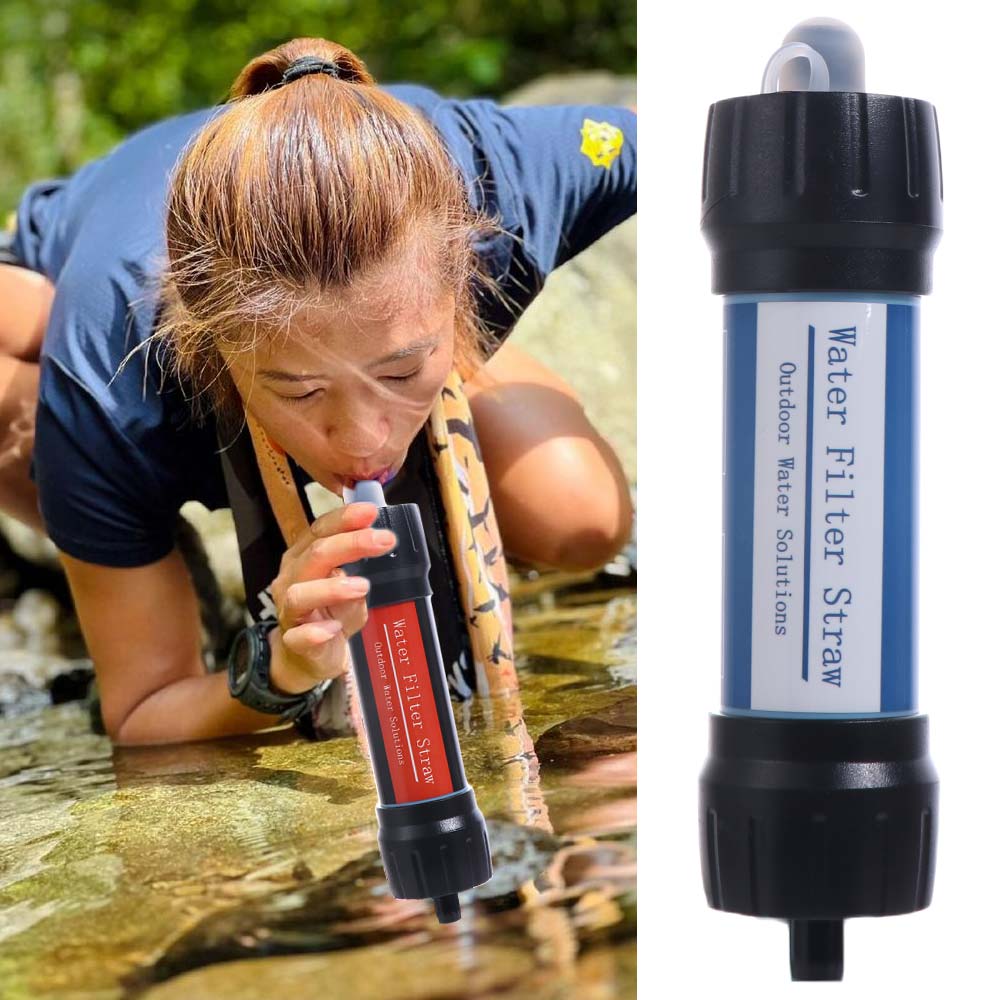 ミニミニ浄水器ストロー浄水器浄化水フィルターポータブルサバイ - Water Purification Straw のレビューと価格