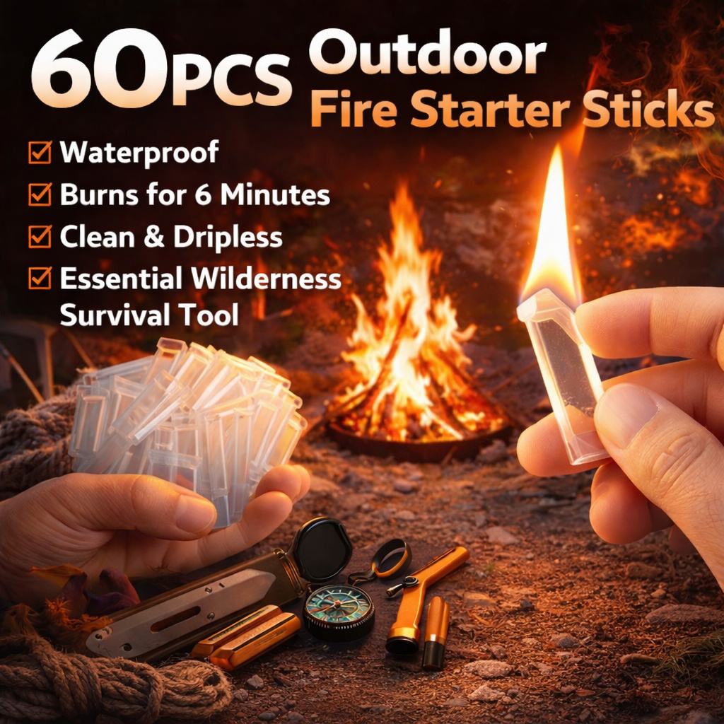 60本入り 防水ファイヤースタータースティック アウトドアサ - Fire Starting Kit のレビューと価格