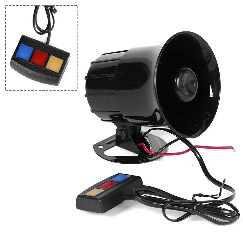 12V 3 トーンサウンド大音量車のホーンオートバイ警告アラ - Emergency Whistle Loud のレビューと価格