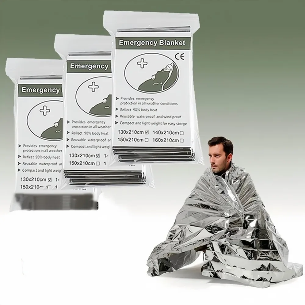 YITAPE 緊急サバイバルブランケット 保温防水 熱反射フ - Survival Blanket Reflective のレビューと価格