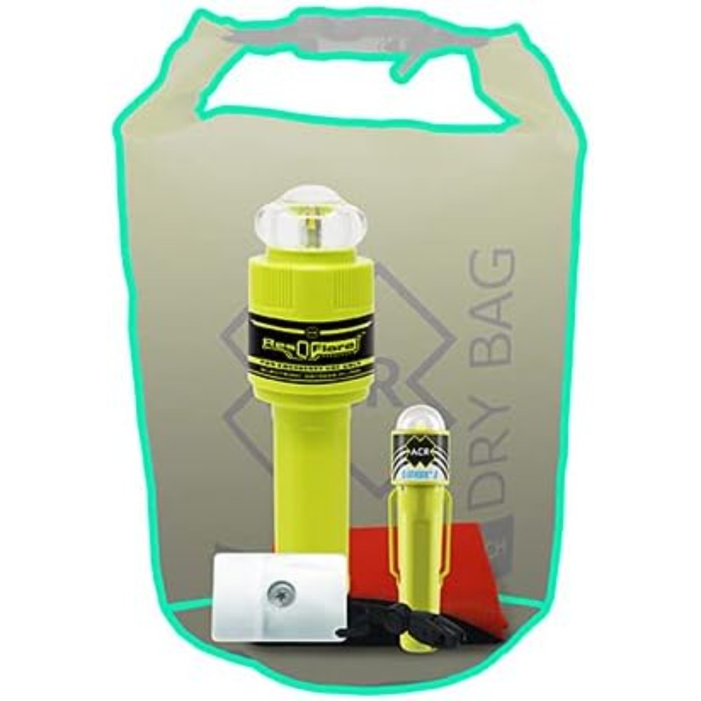海洋電子フレア安全キット USCG承認済み 昼夜兼用緊急信号 - Signal Flare Kit のレビューと価格