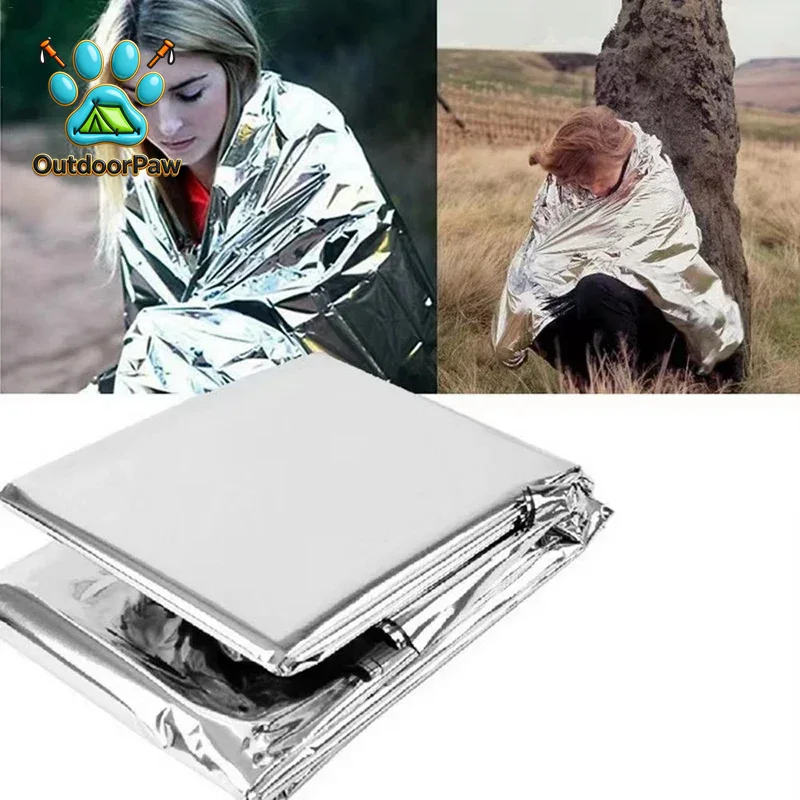 反射緊急保温ブランケット 160*210cm 1枚入り 自然 - Survival Blanket Reflective のレビューと価格