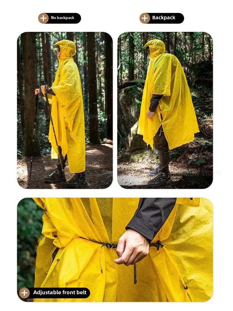 15D/210T レインコート防水レインポンチョカバー超軽量 - Emergency Poncho Rain のレビューと価格