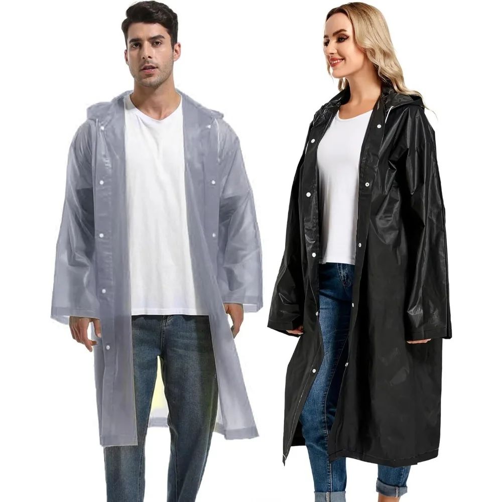  1/2 個コンパクト再利用可能なレインポンチョ軽量緊急レ - Emergency Poncho Rain のレビューと価格